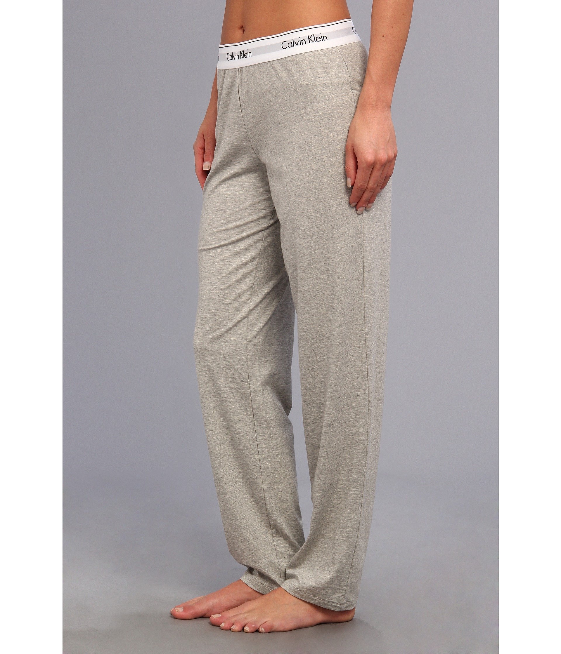 Calvin Klein Modern Cotton Lounge Pant in Grey Heather (Gray) - Lyst