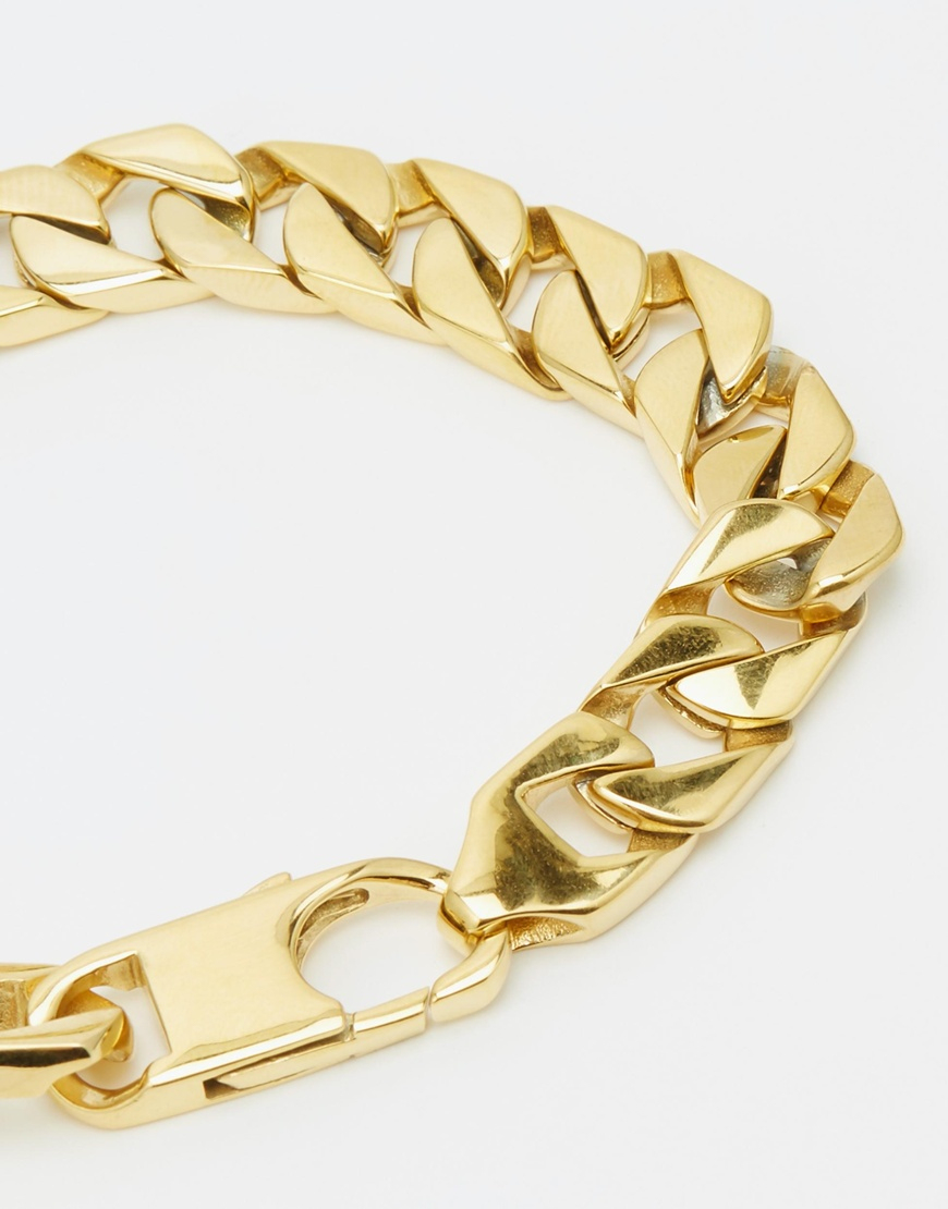 Lyst Mister Chain Link Bracelet In Metallic For Men Gallery