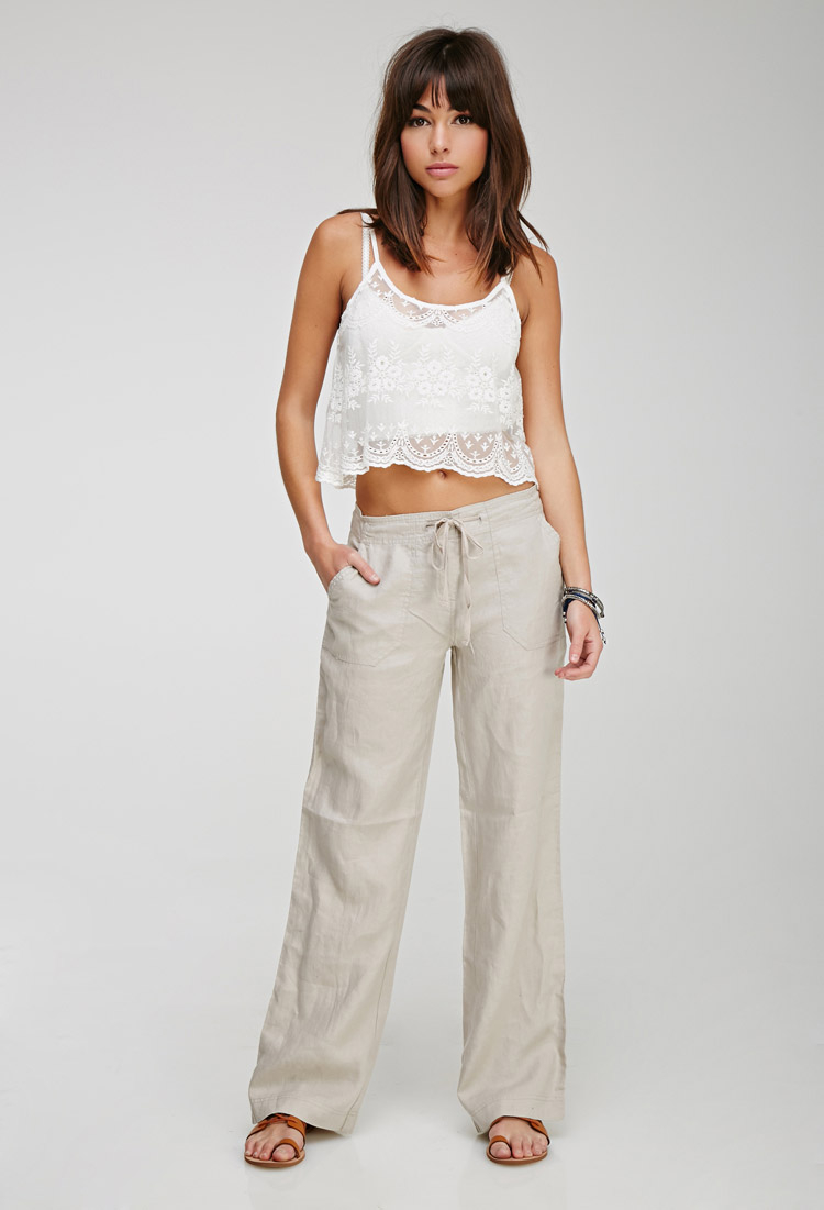 Linen pants for womens forever 21 Clearance