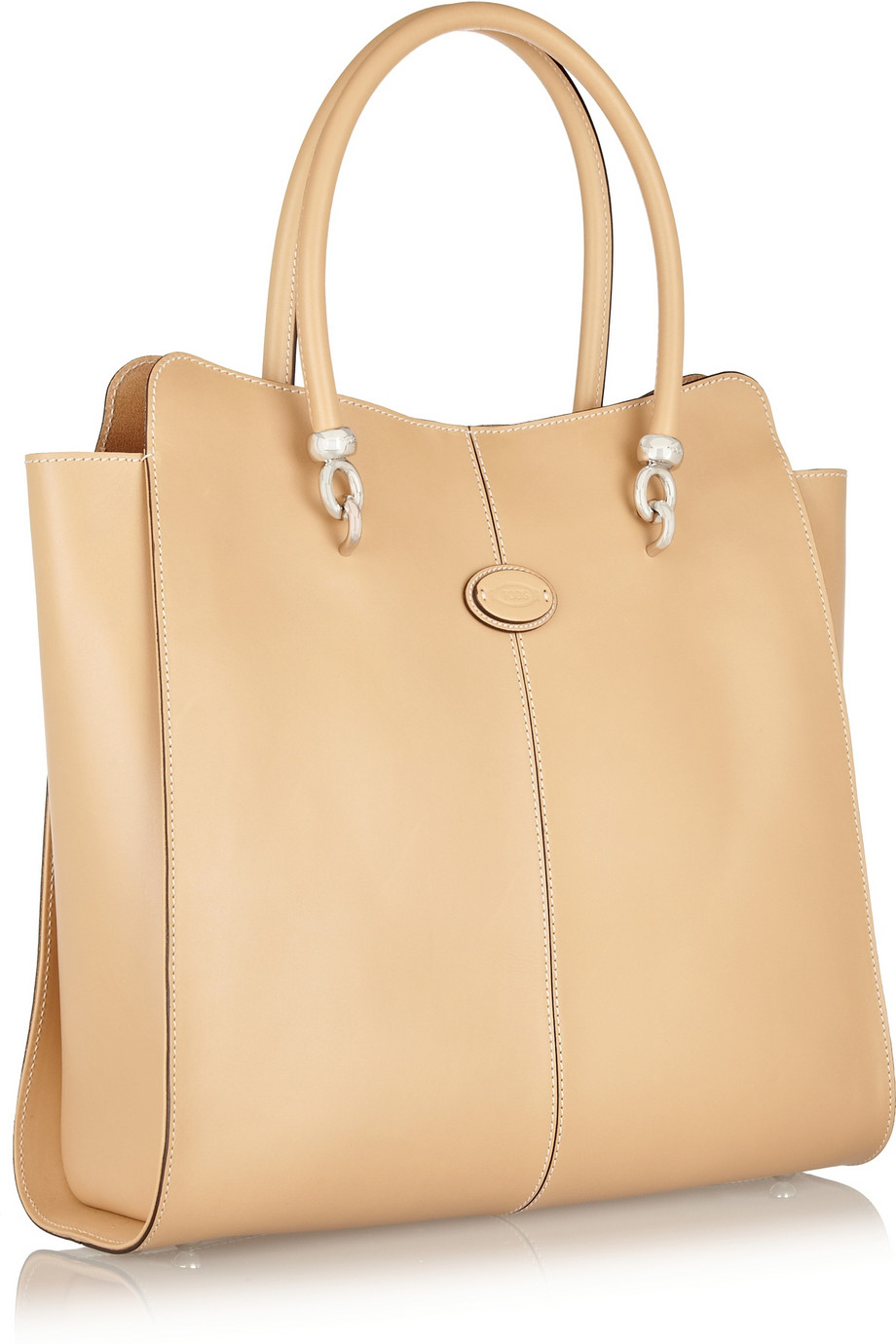 tod's pocket medium leather shopper