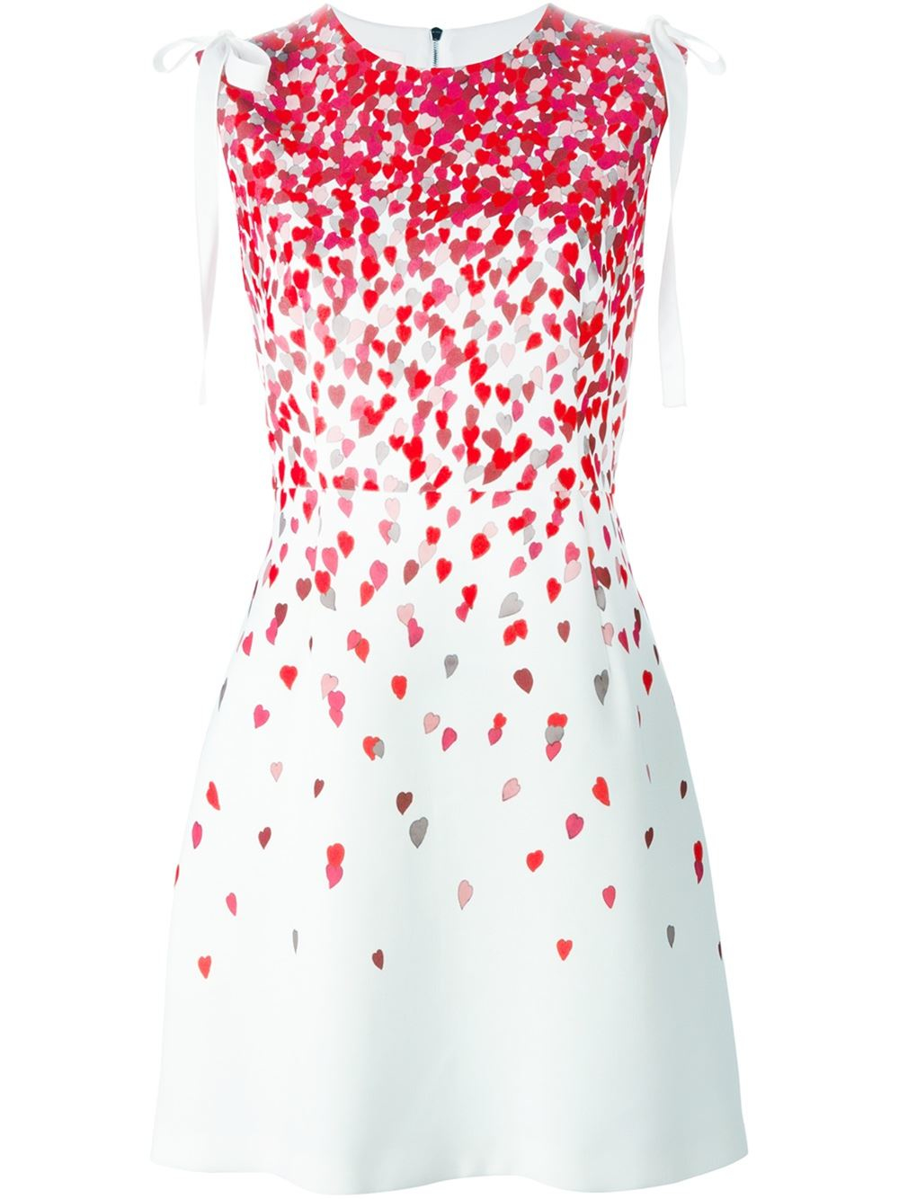 red dress with white hearts