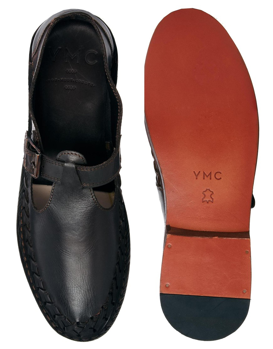 ymc shoes ymc leather monk shoes in brown for lyst ymc shoes ymc leather monk shoes in brown for lyst