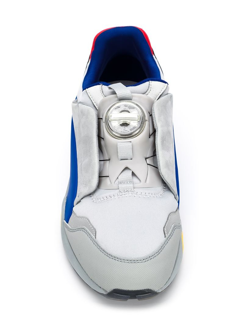 Alexander McQueen X Puma 'mcq Disc' Sneakers in Grey (Blue) for Men - Lyst