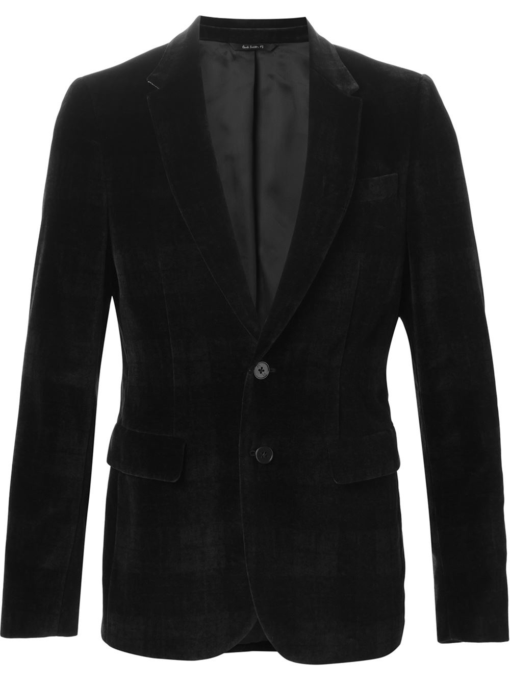 Ps by paul smith Velvet Blazer in Black for Men | Lyst