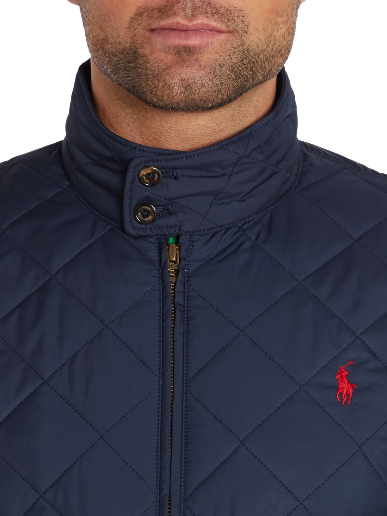 Lyst Polo Ralph Lauren Barracuda Quilted Jacket in Blue for Men