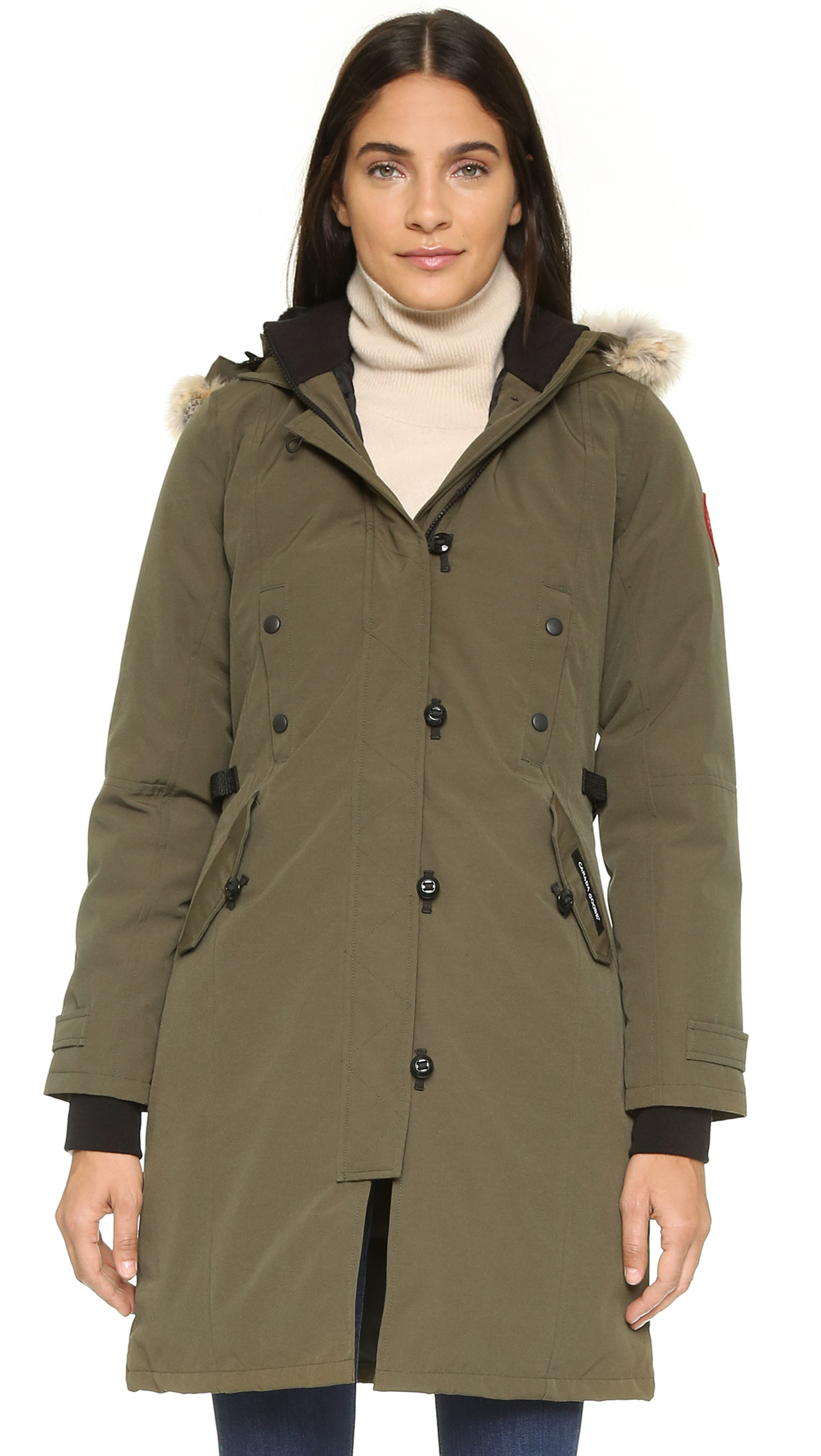 Canada Goose coats sale discounts - Canada goose Kensington Parka - Military Green in Green (Algonquin ...