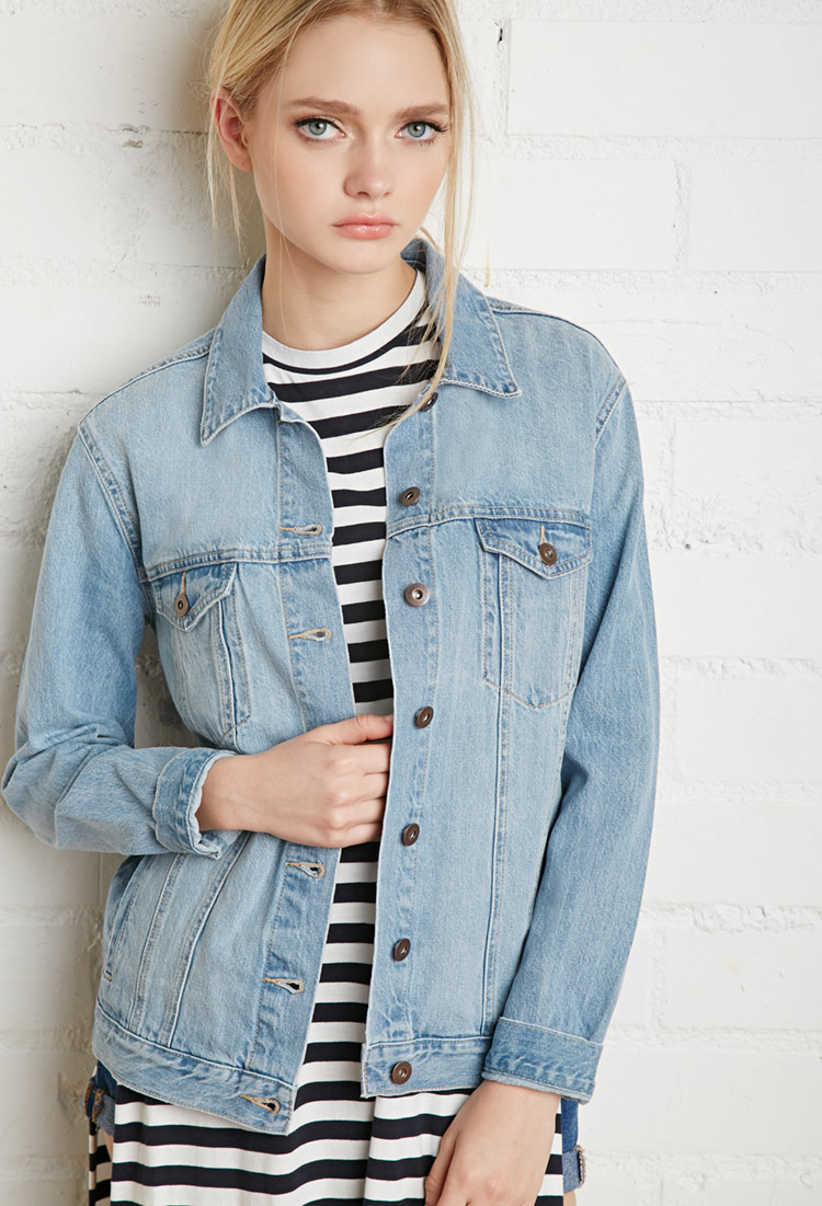 forever 21 classic denim jacket