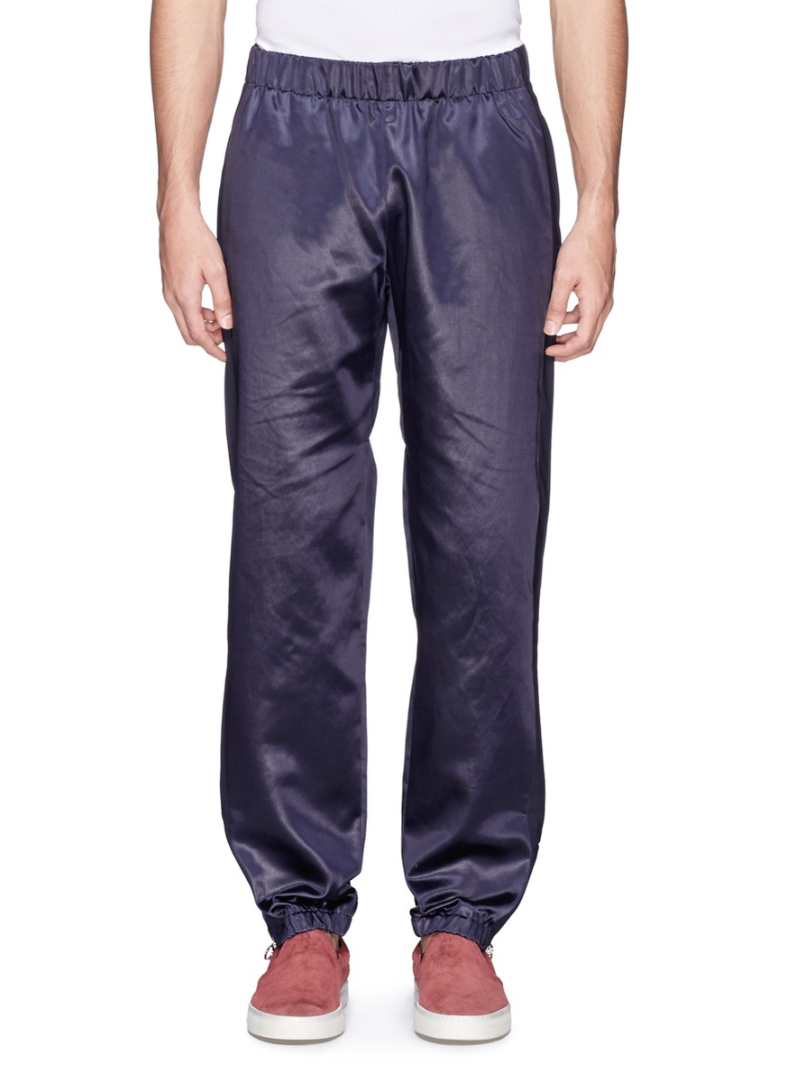 satin tracksuit mens