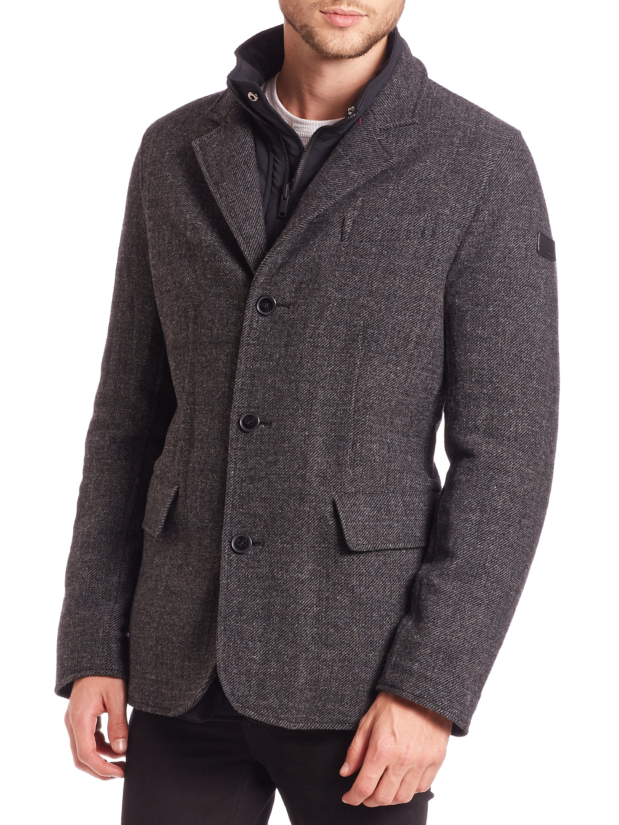 Lyst Tumi Metropolitan Reversible Jacket in Gray for Men