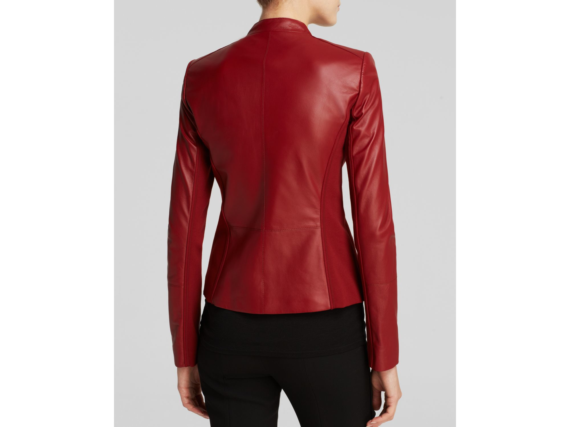 Lafayette 148 New York Leather Jacket