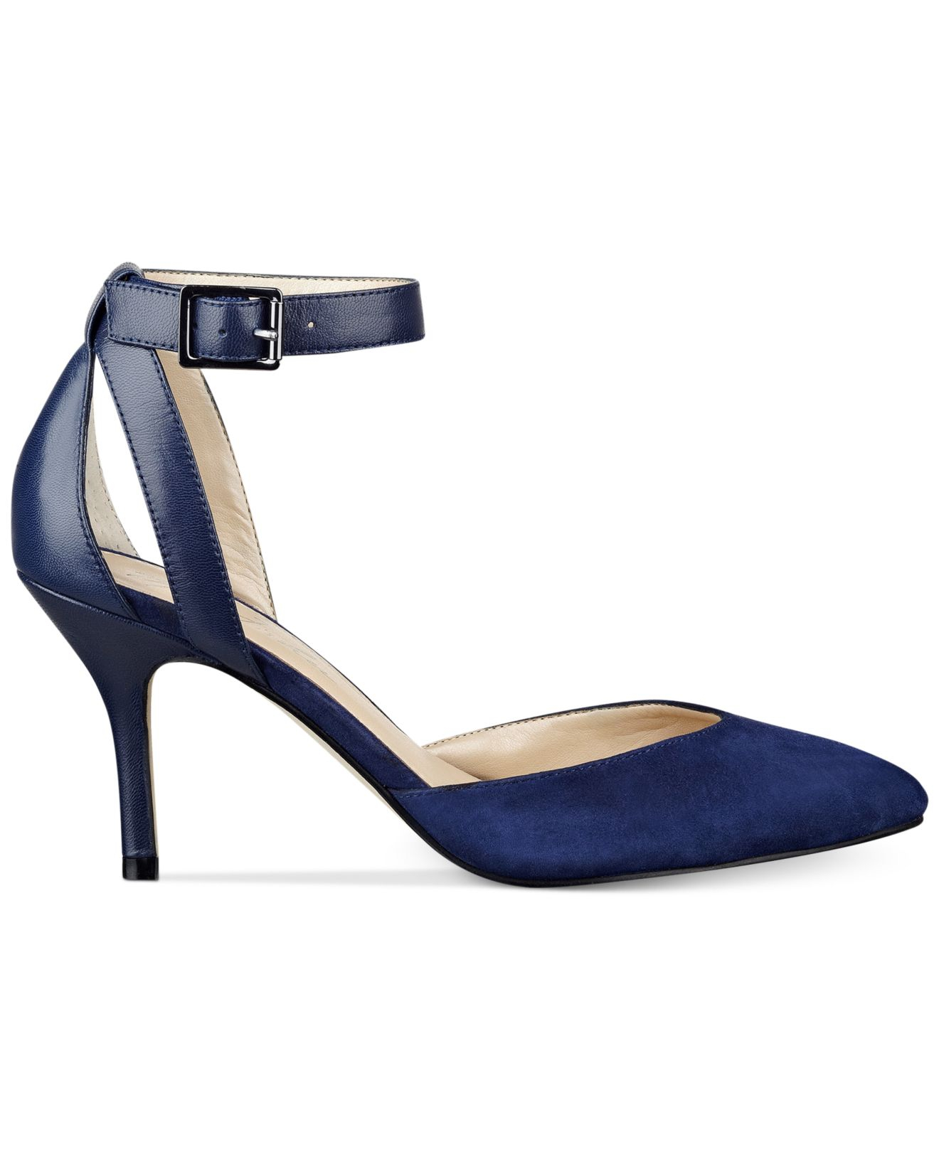 macy's blue pumps