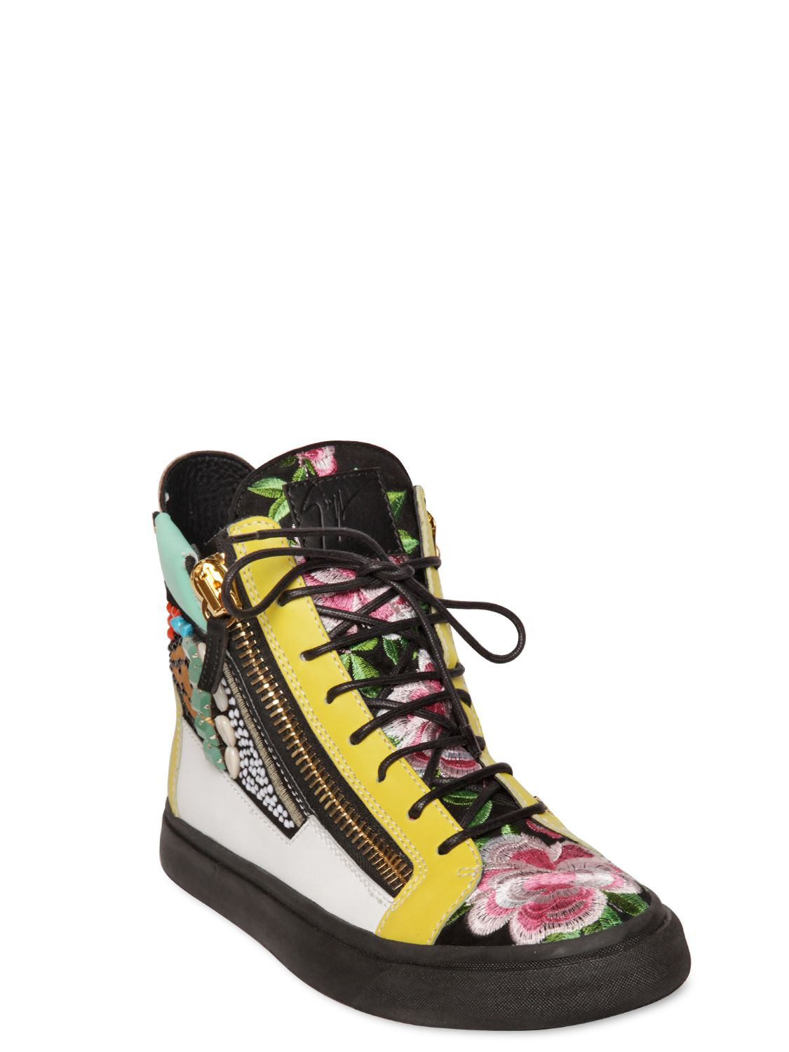 Lyst - Giuseppe zanotti Embellished High Top Sneakers for Men