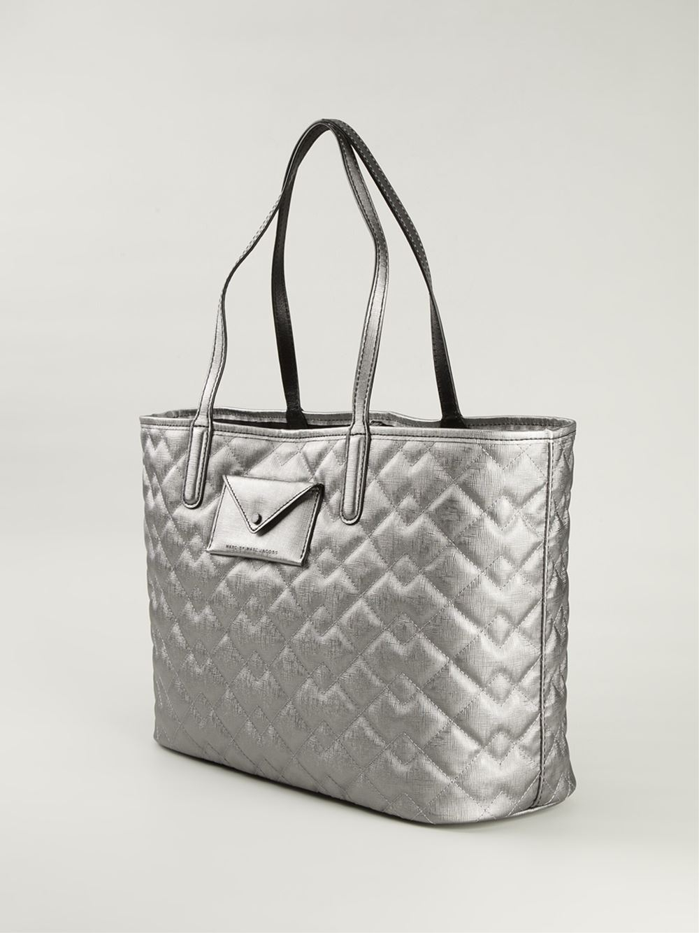 Lyst Marc By Marc Jacobs 'Metropolitote' Quilted Metallic Tote in