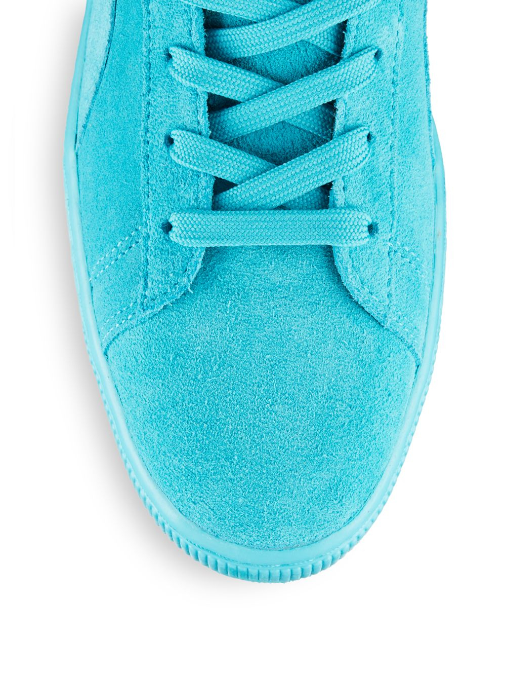 PUMA Suede Mid Classic High-Top Sneakers in Blue for Men | Lyst