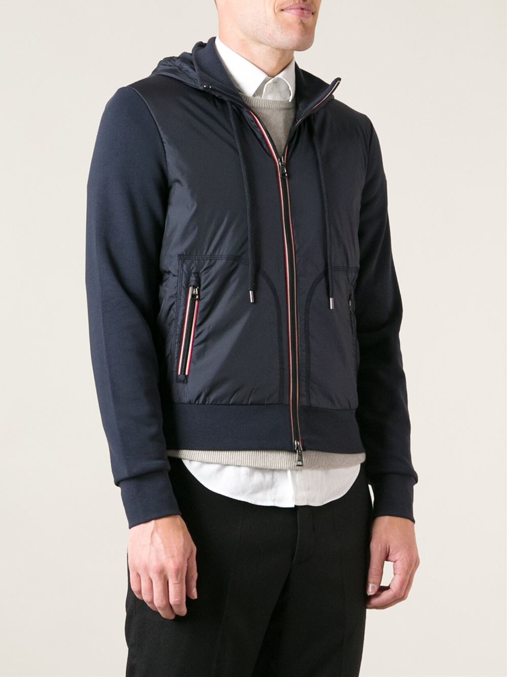 moncler sweatshirt jacket