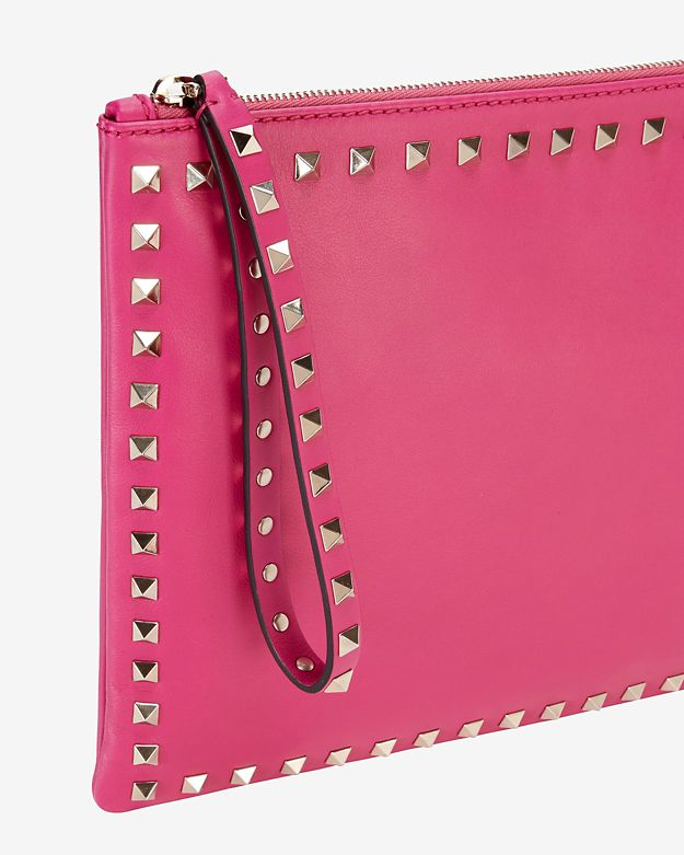 valentino rockstud pouch