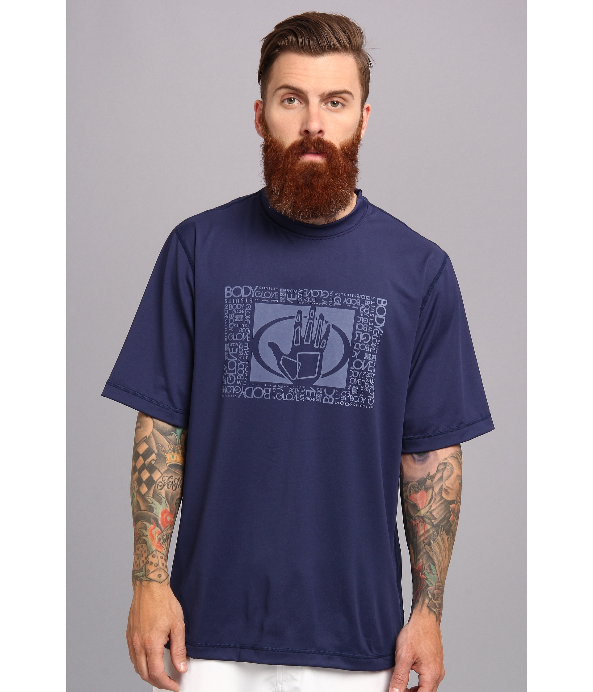 Body glove Deluxe S/A Loose Fit Rashguard in Blue for Men (Navy) Lyst