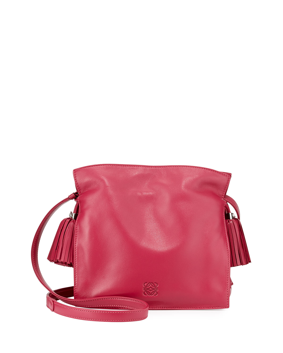 inez drawstring bag in smooth calfskin  