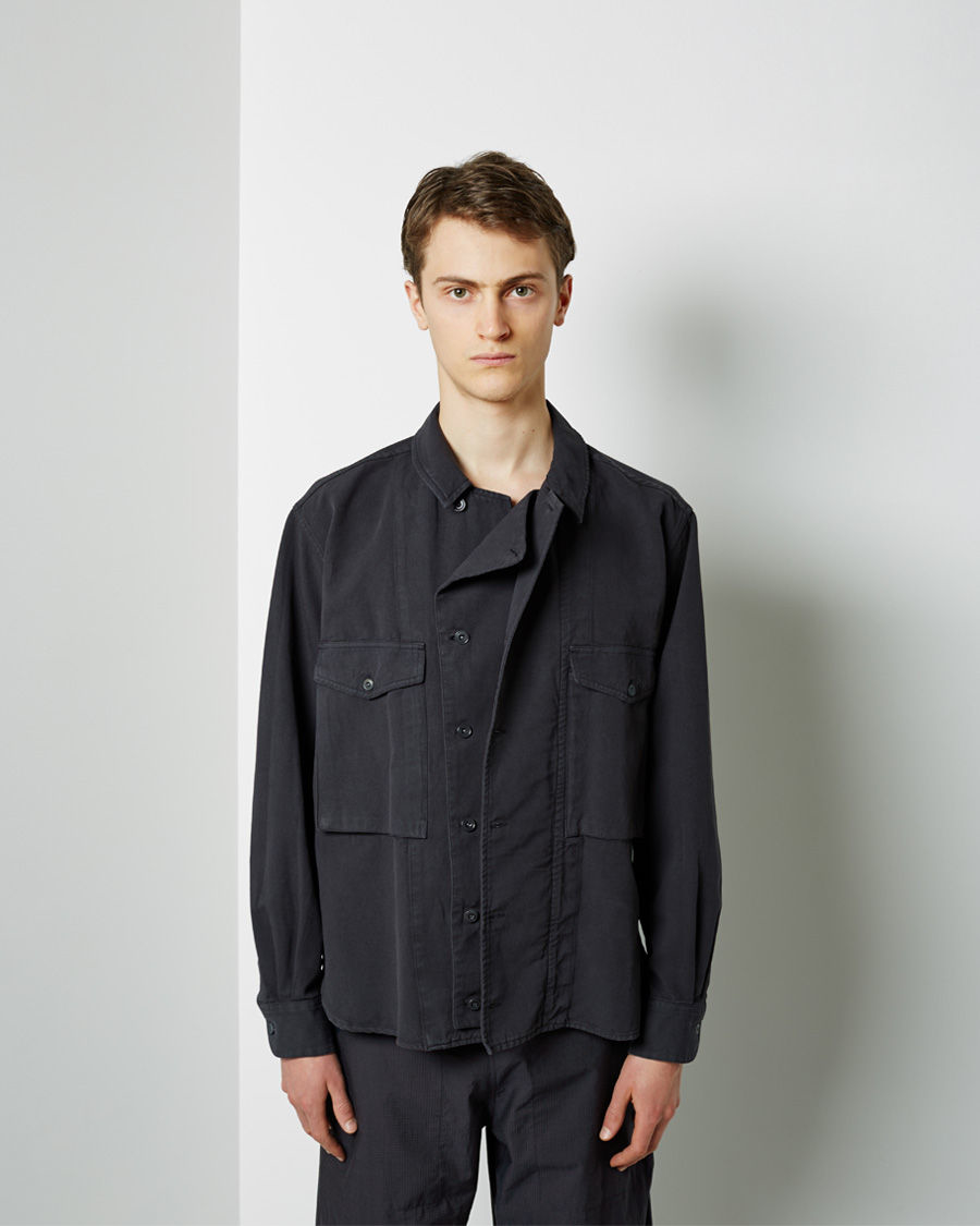 Lyst - Lemaire Field Shirt in Black for Men