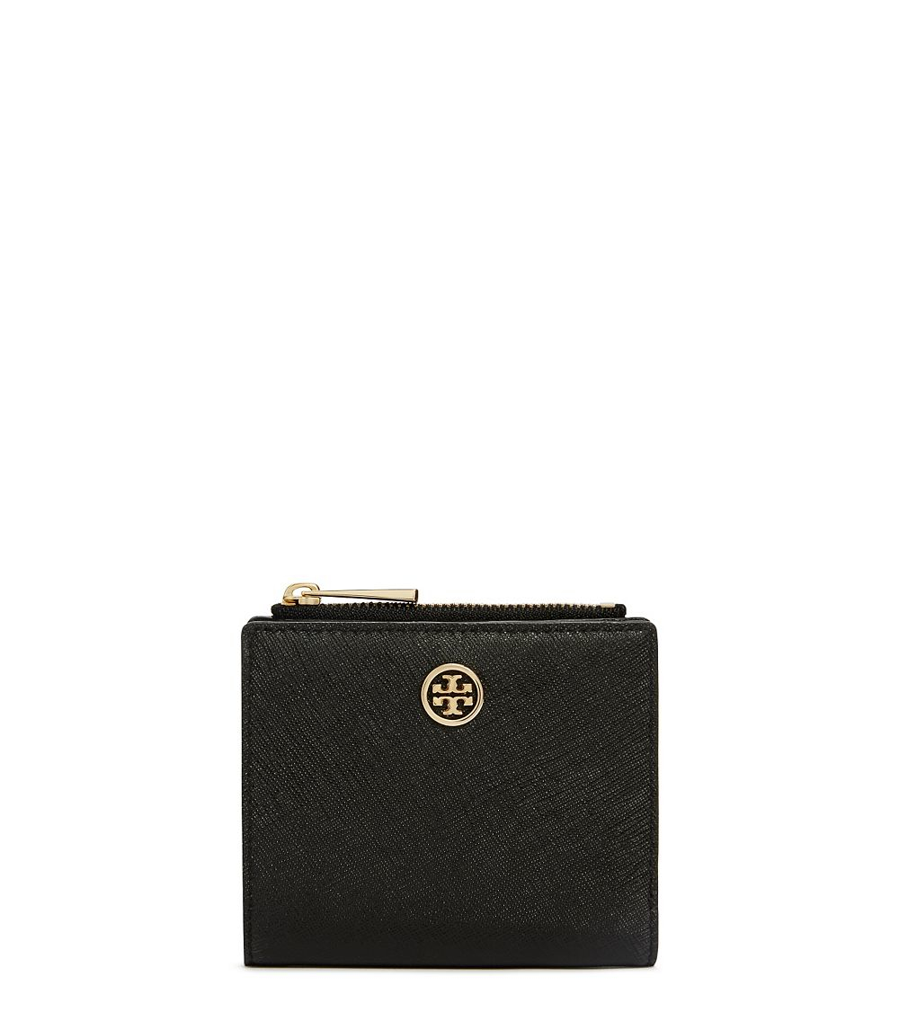 robinson color block flap mini wallet