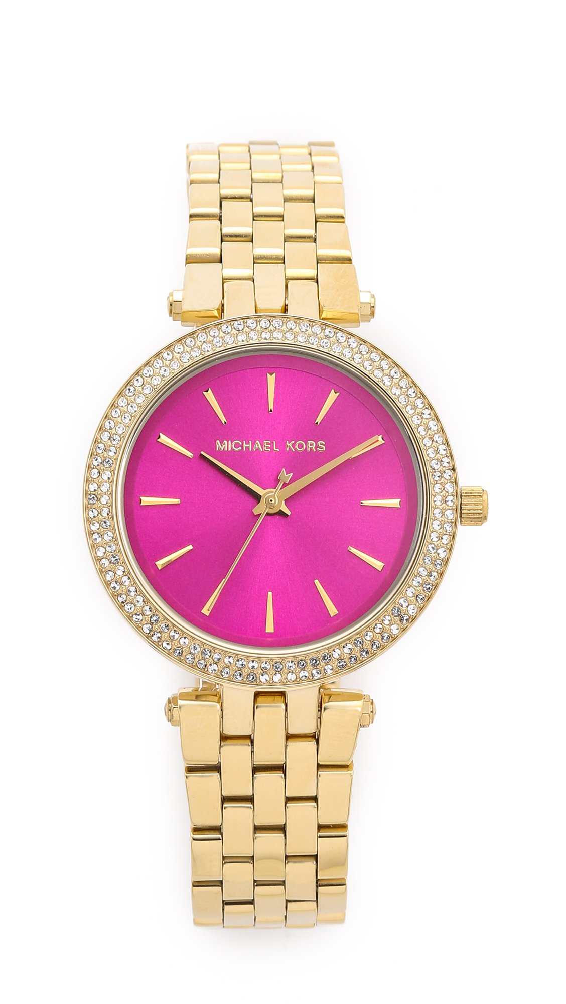 michael kors mini darci watch gold