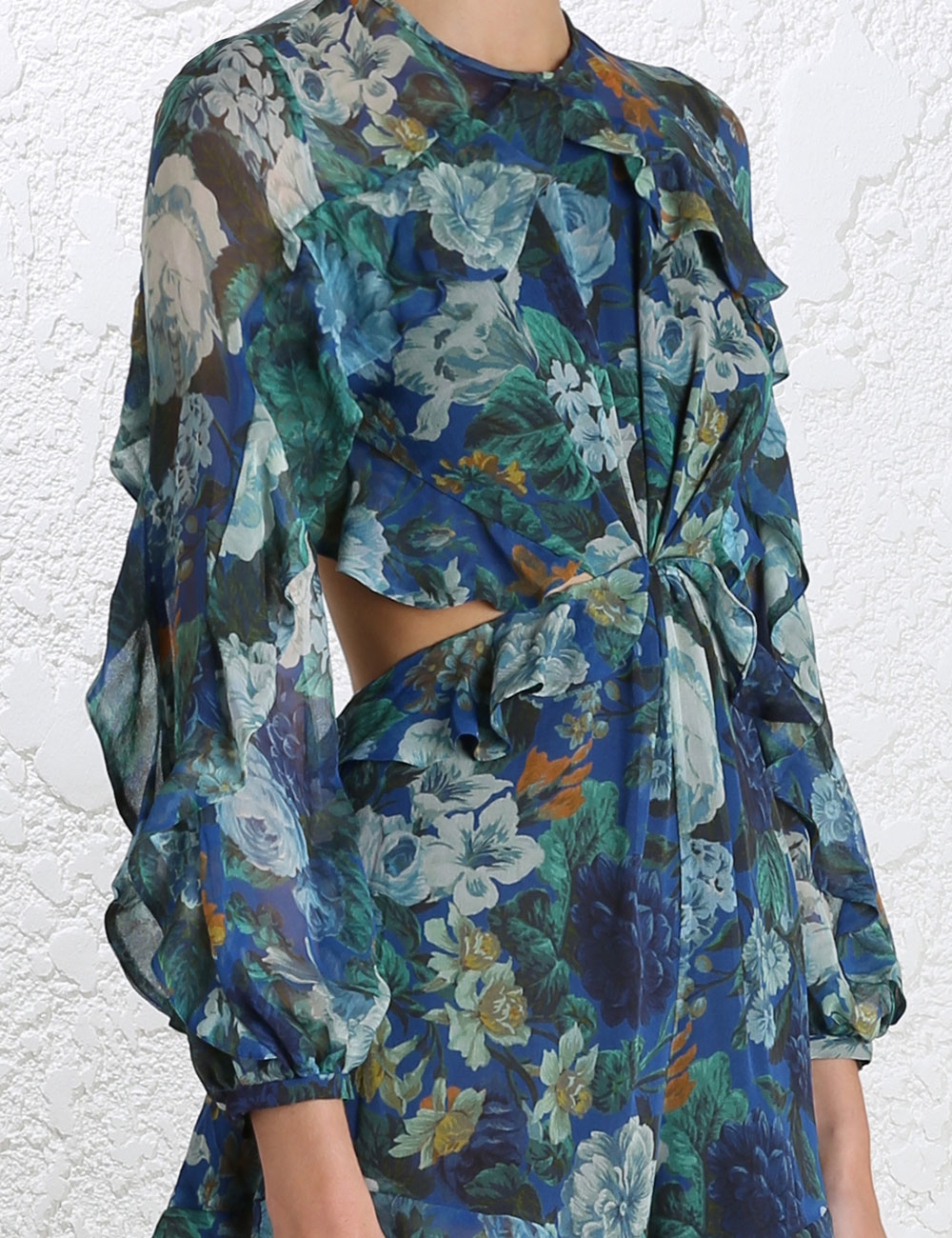 zimmermann blue playsuit