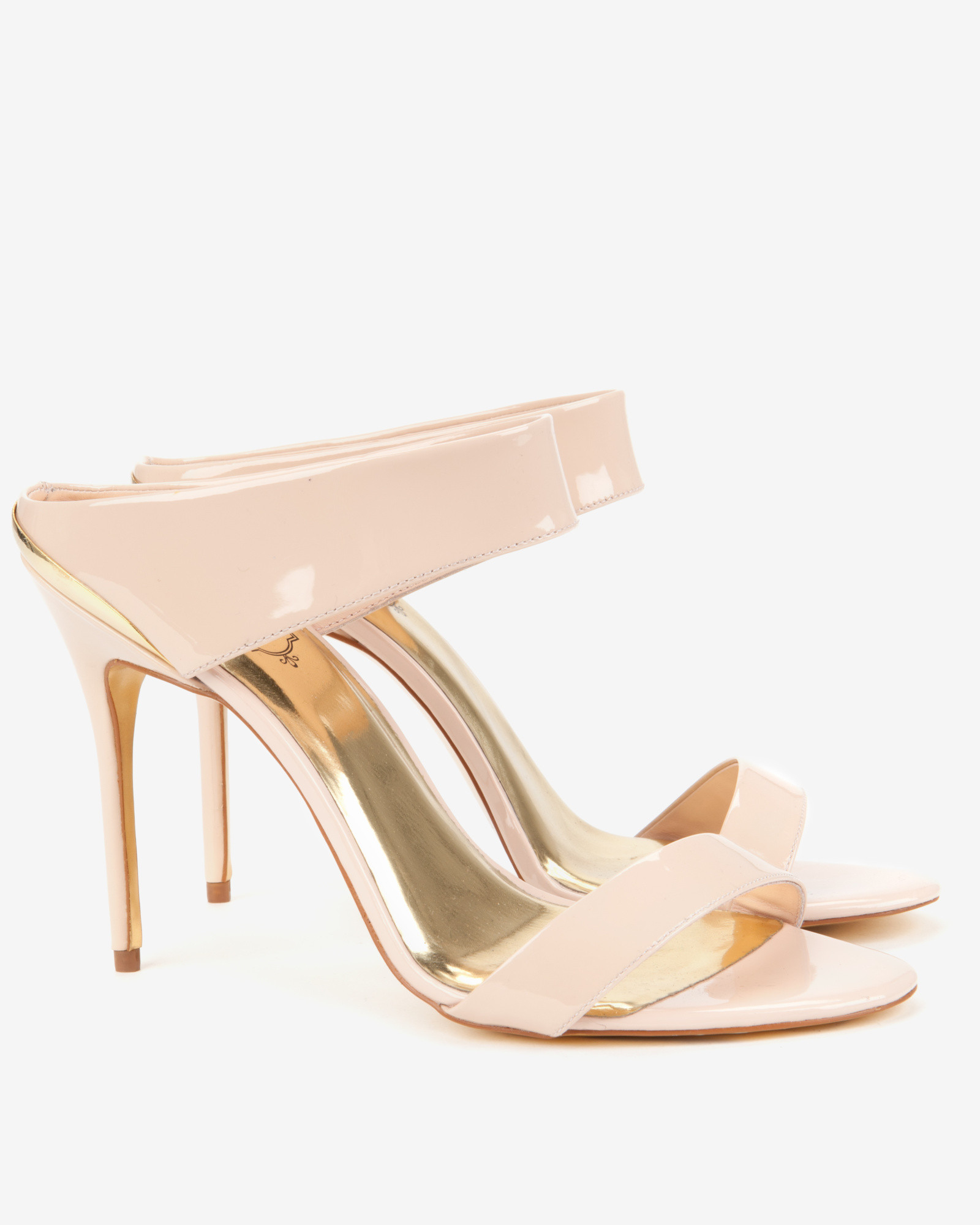 nude mule sandals