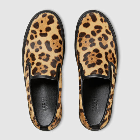 gucci leopard sneakers