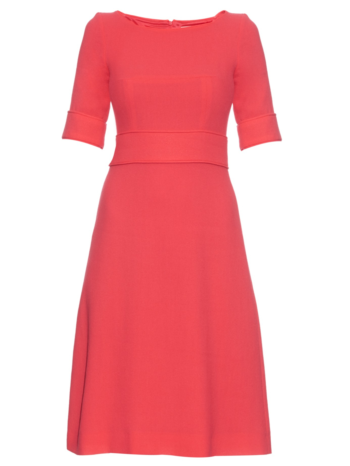 Lyst - Goat Berkley Wool and Crepe-Blend Dress in Pink