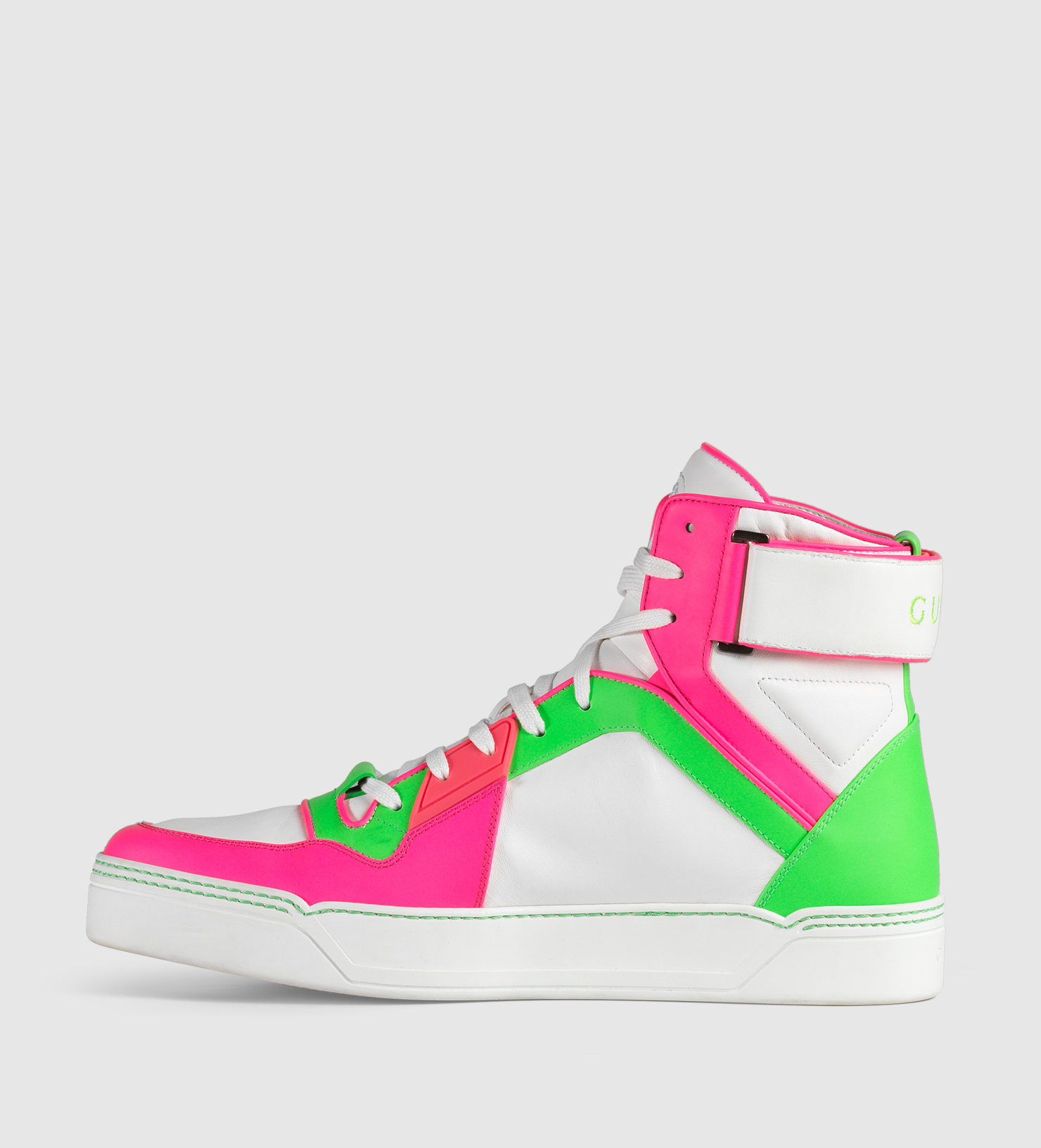 neon high top sneakers