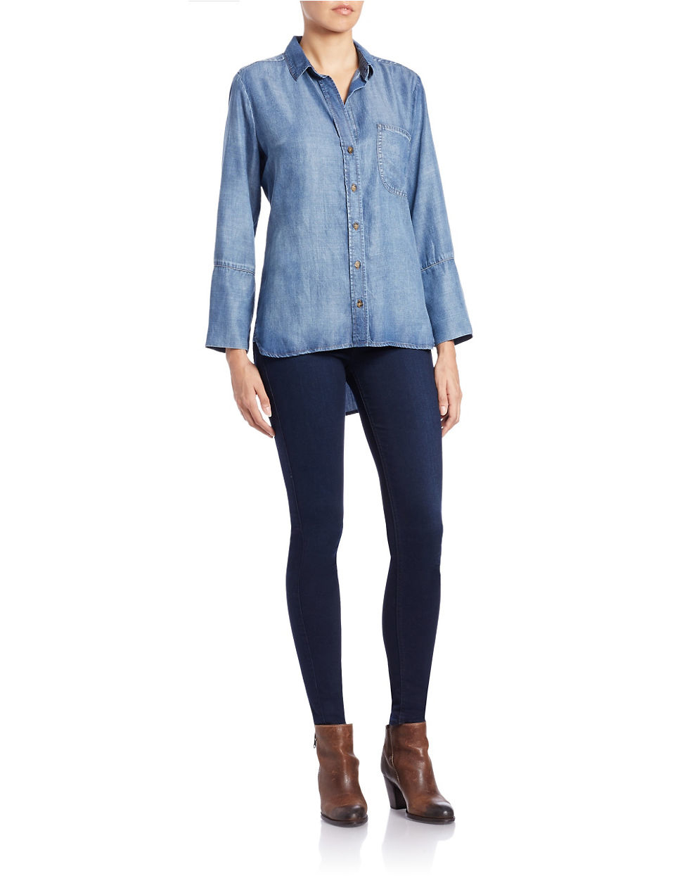 cloth and stone chambray shirt