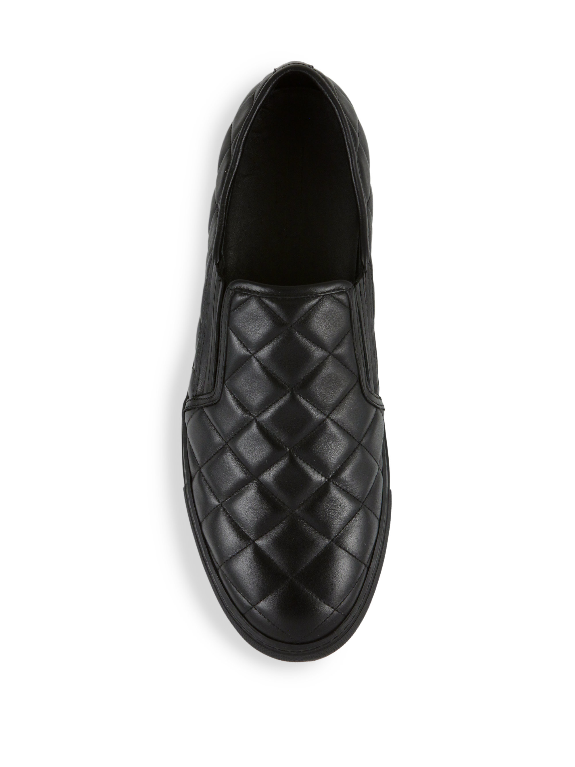 slip on sneakers quilted