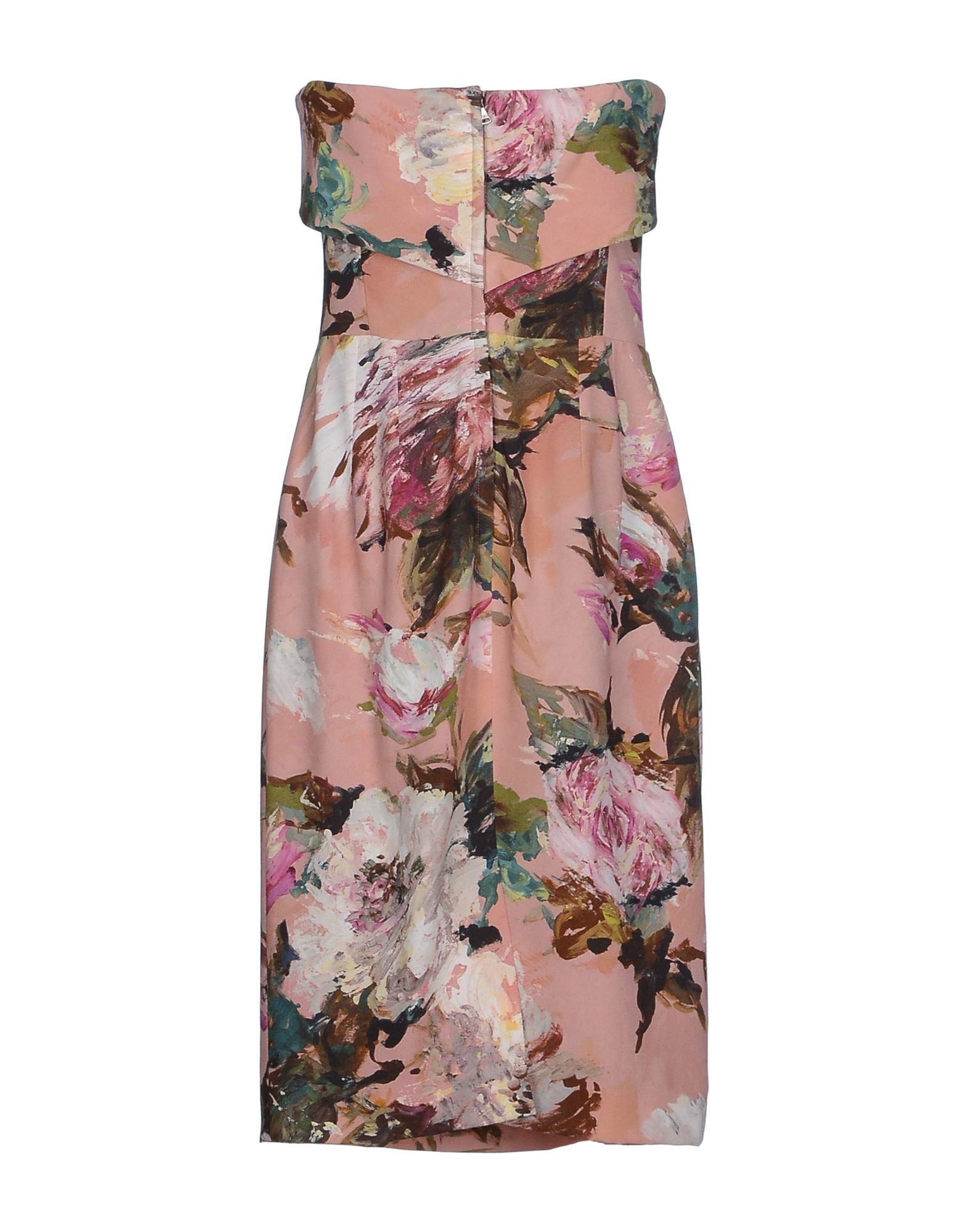 Lyst - Dolce & Gabbana Short Dress in Pink