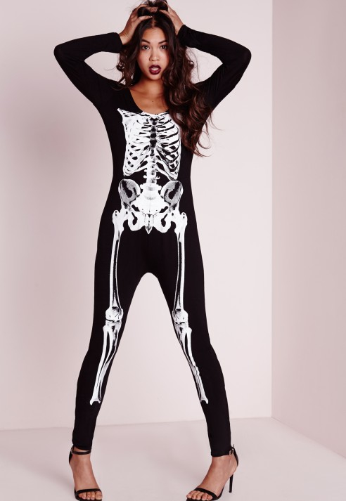 skeleton romper