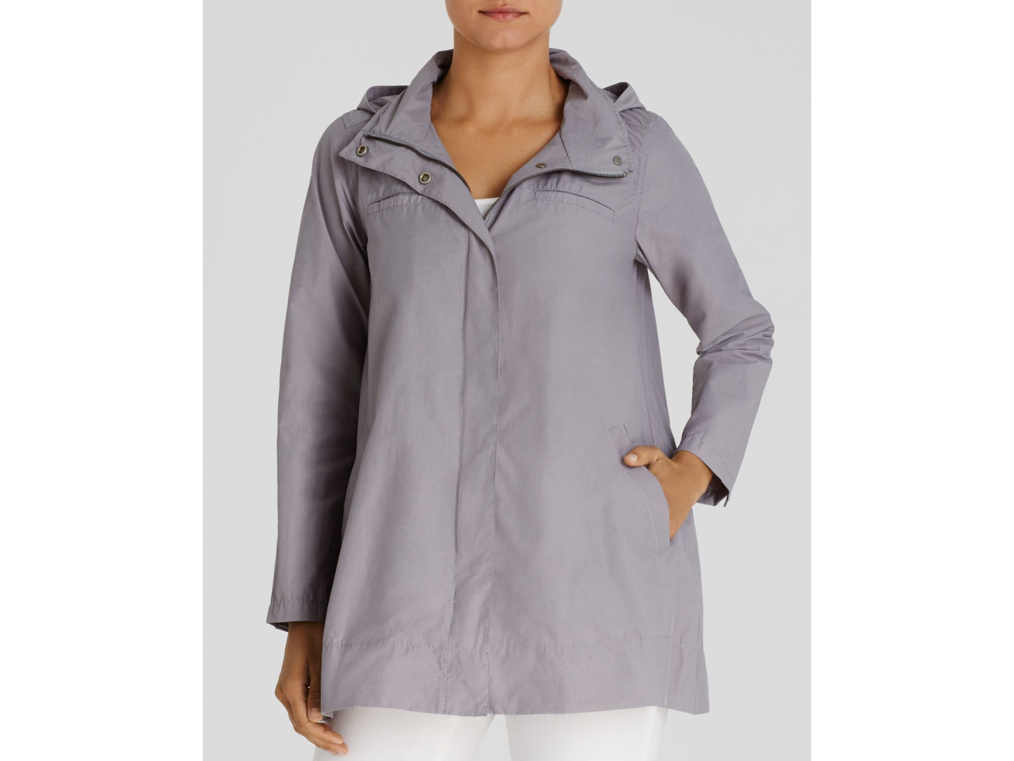 eileen fisher hooded jacket