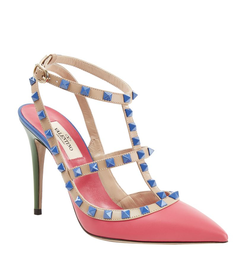 rainbow valentino sandals