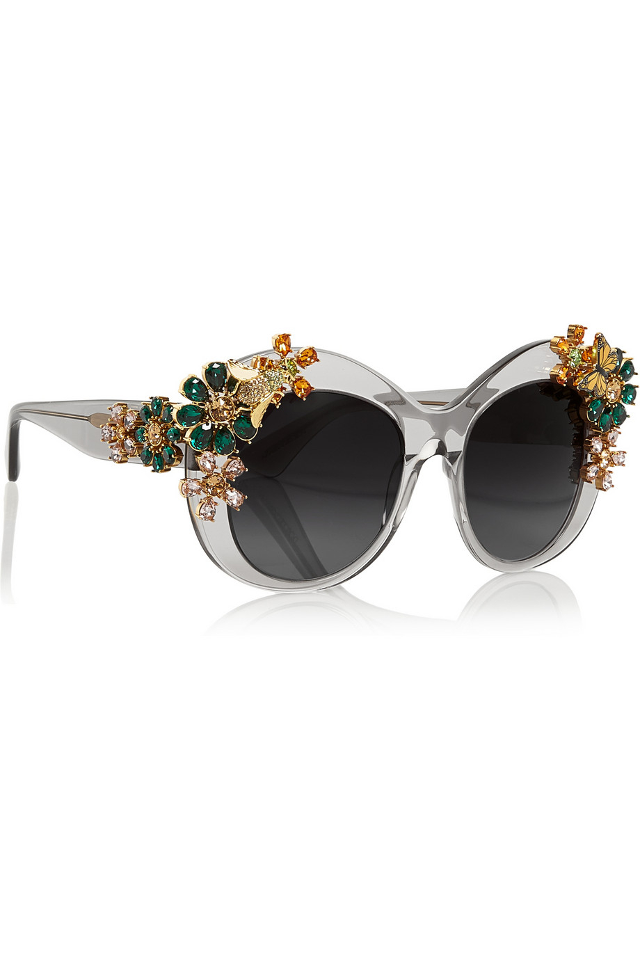 Dolce & Gabbana Swarovski Crystal-Embellished Square-Frame Acetate  Sunglasses | Lyst