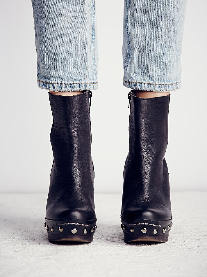 black clog boots