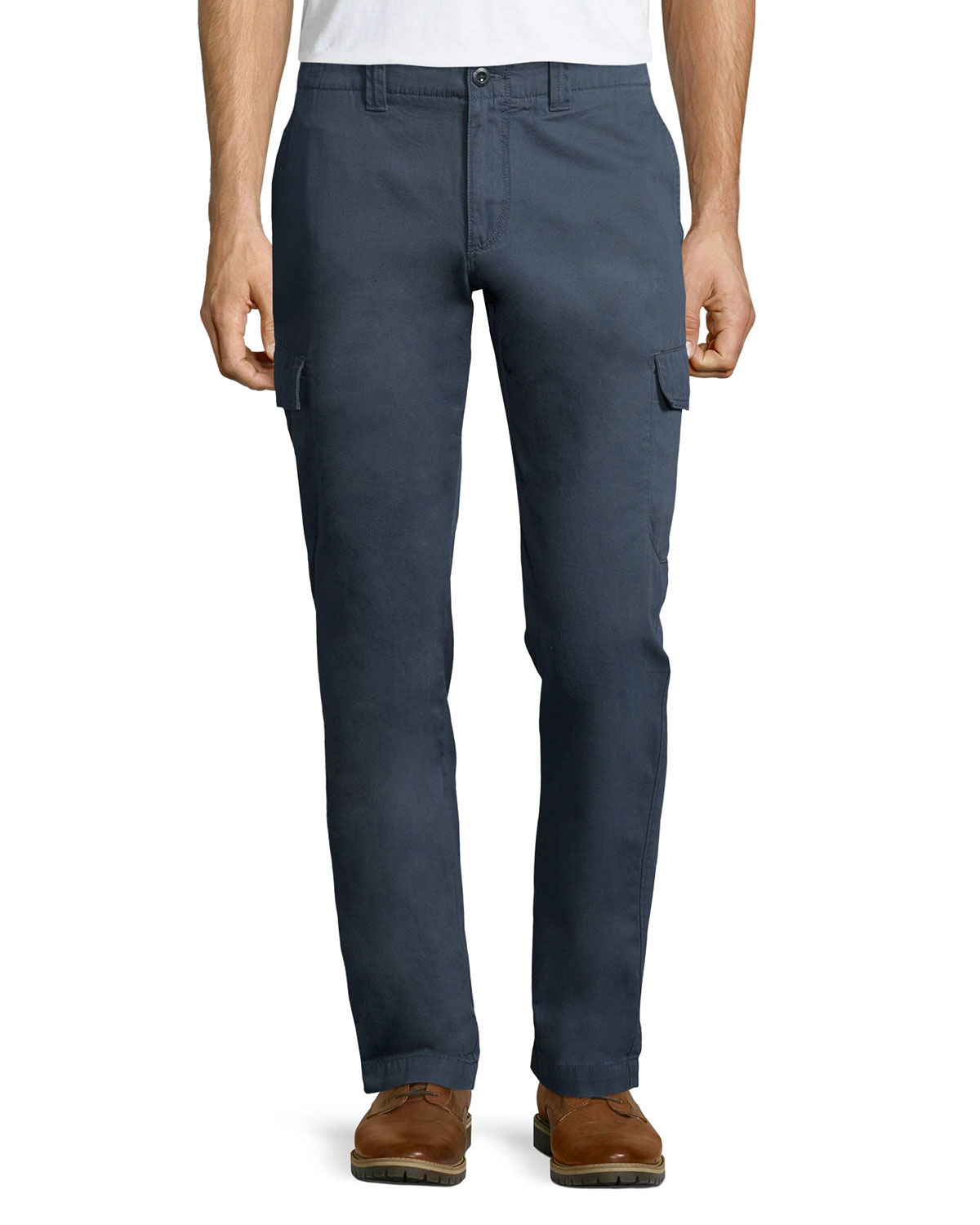 Lacoste Slim-fit Woven Cargo Pants in Gray for Men - Lyst