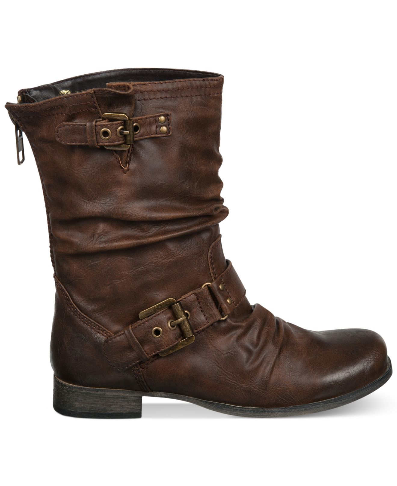 Carlos By Carlos Santana Ashley Mid-Shaft Boots in Brown | Lyst