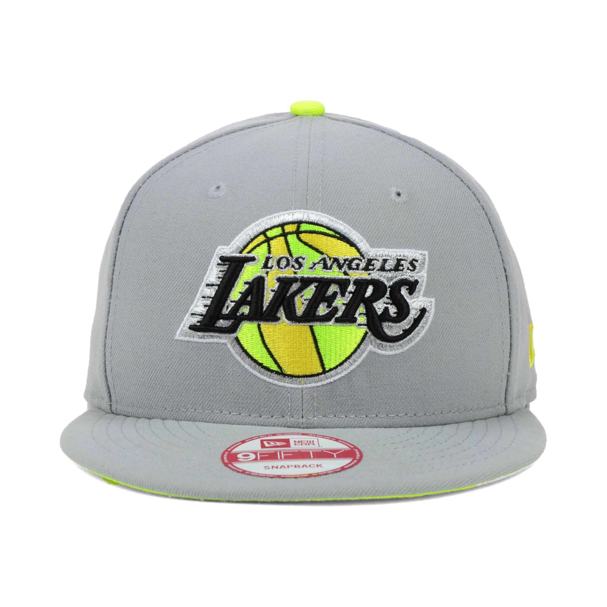 9fifty Snapback Cap in Gray/Neon Yellow 