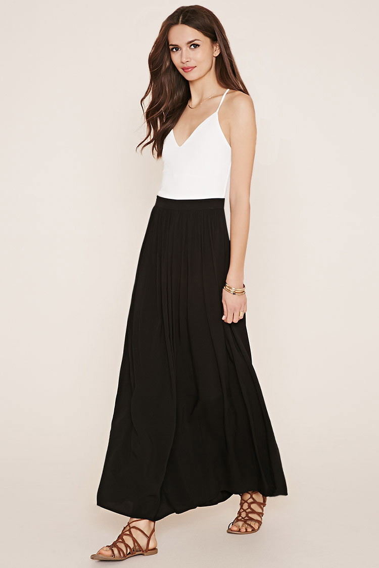 Forever 21 Contemporary Maxi Skirt in 
