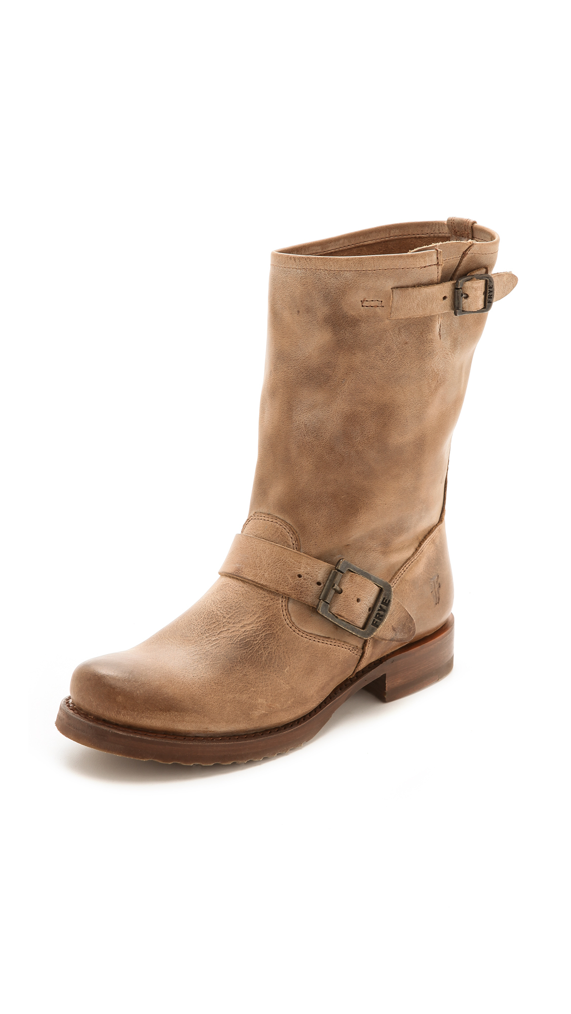 Frye Veronica Short Boots - Tan in Brown | Lyst