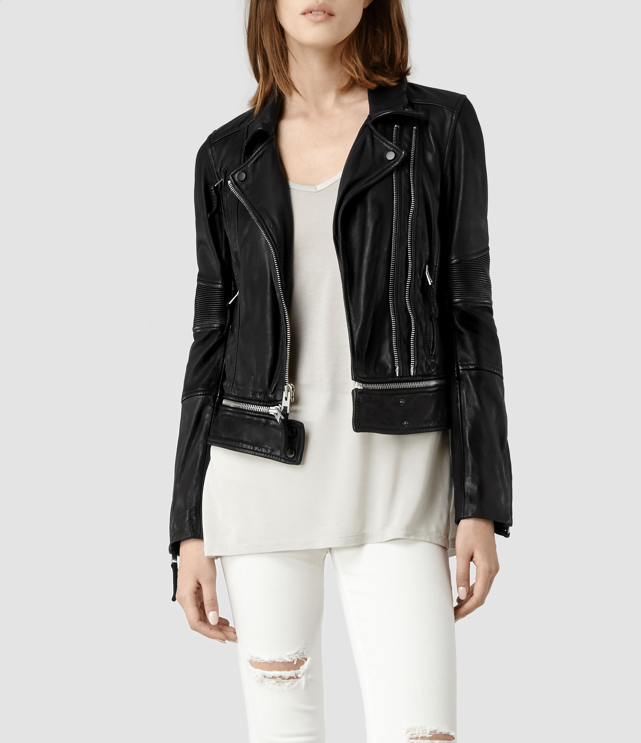 All Saints White Leather Jacket Modern Fashion Photo Blog All Saints White Leather Jacket