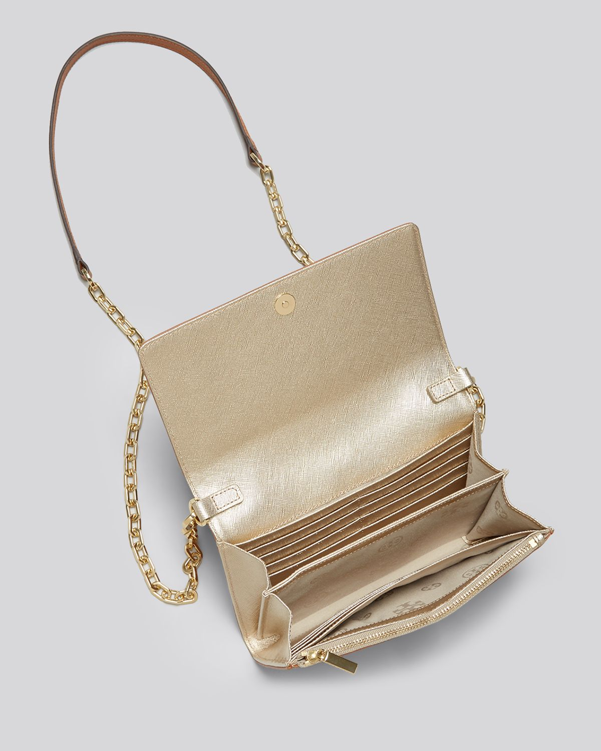 tory burch crossbody gold chain