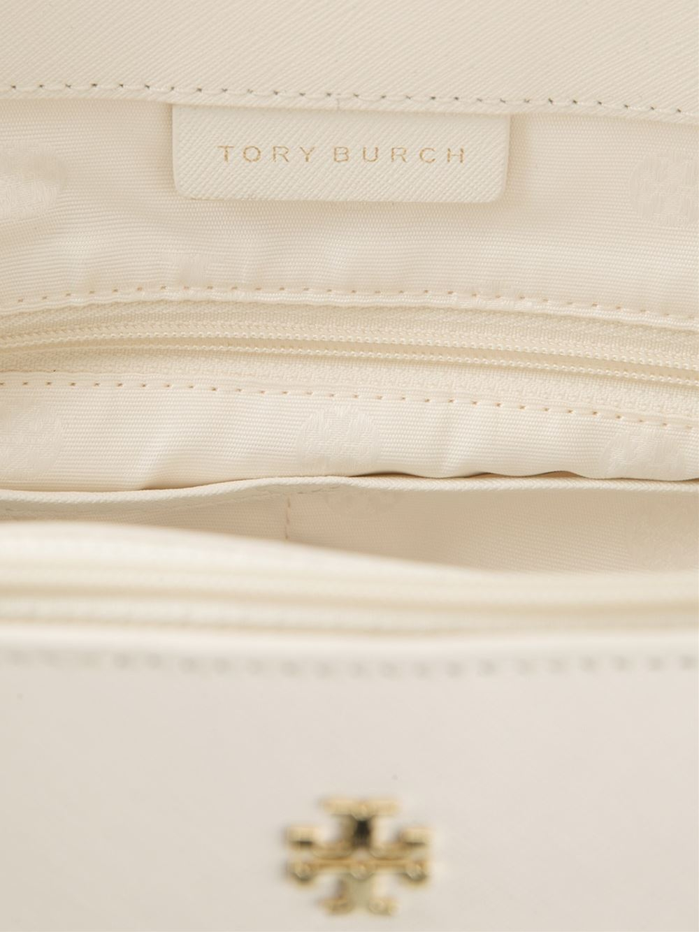 Tory Burch York Large Black Leather Buckle Tote $298