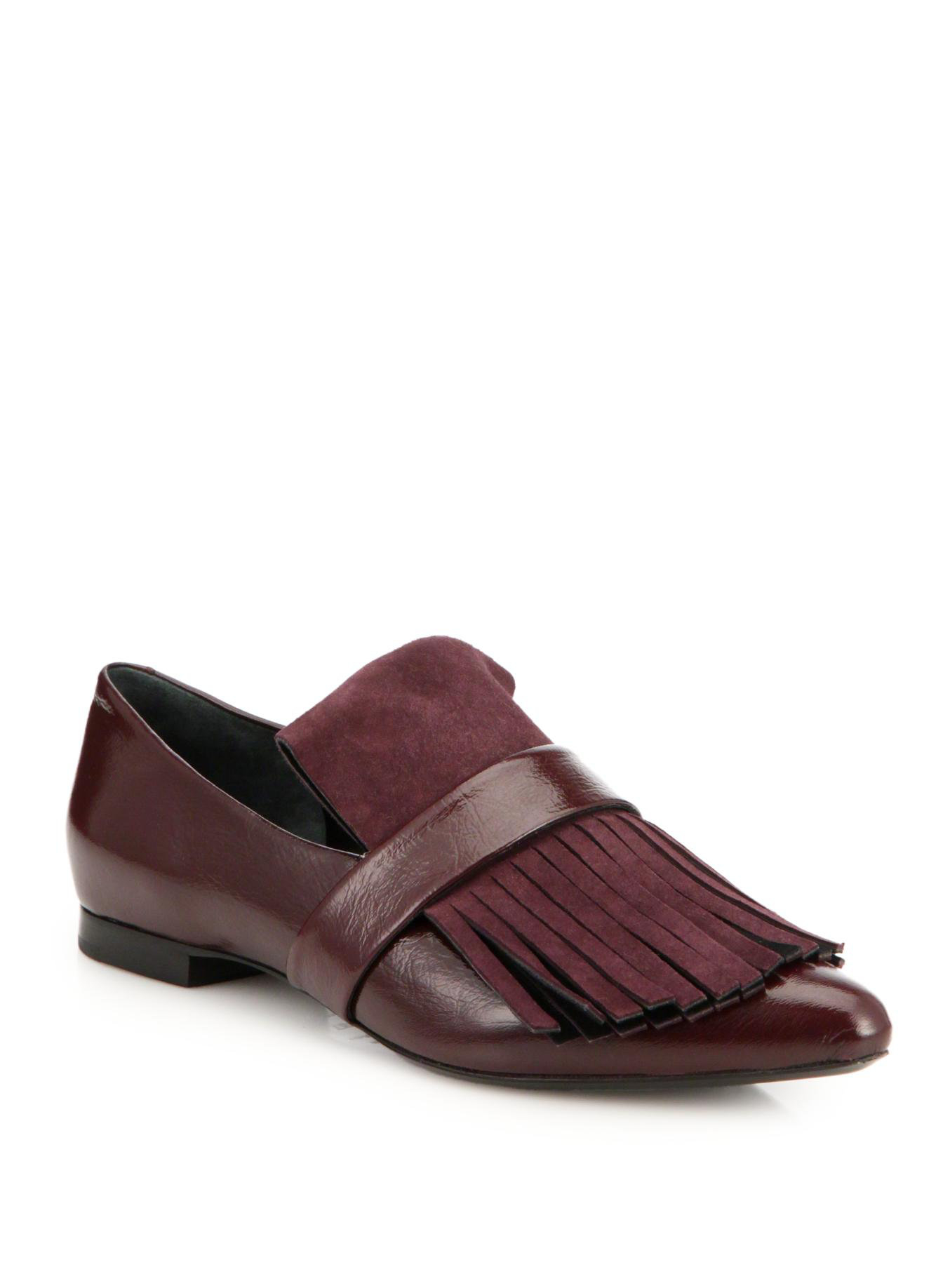 purple prom loafers