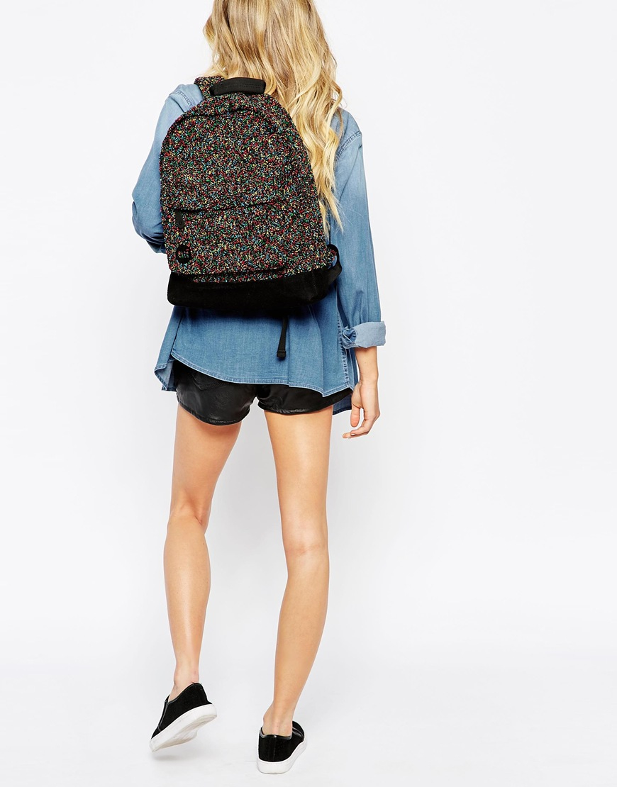 Backpack In Colored Boucle Backpack In Colored Boucle