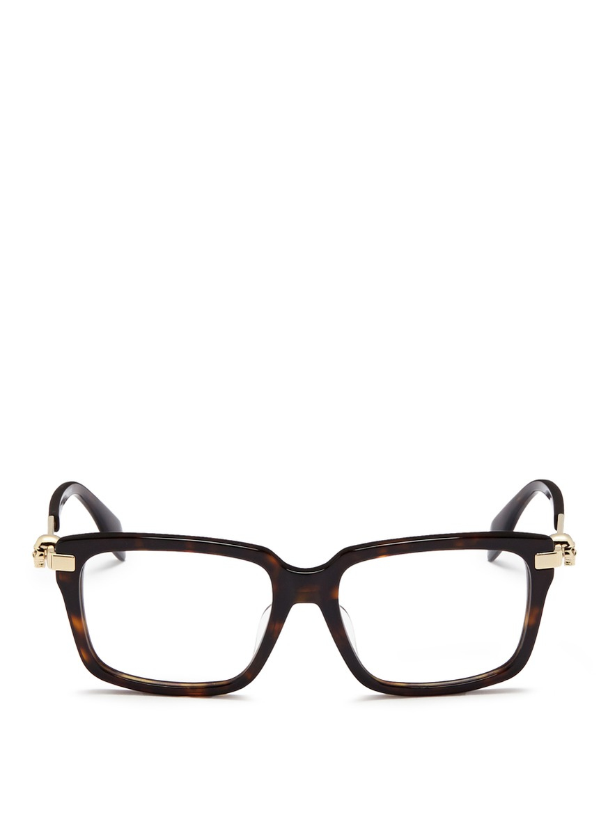 Alexander mcqueen tortoise shell glasses Clearance