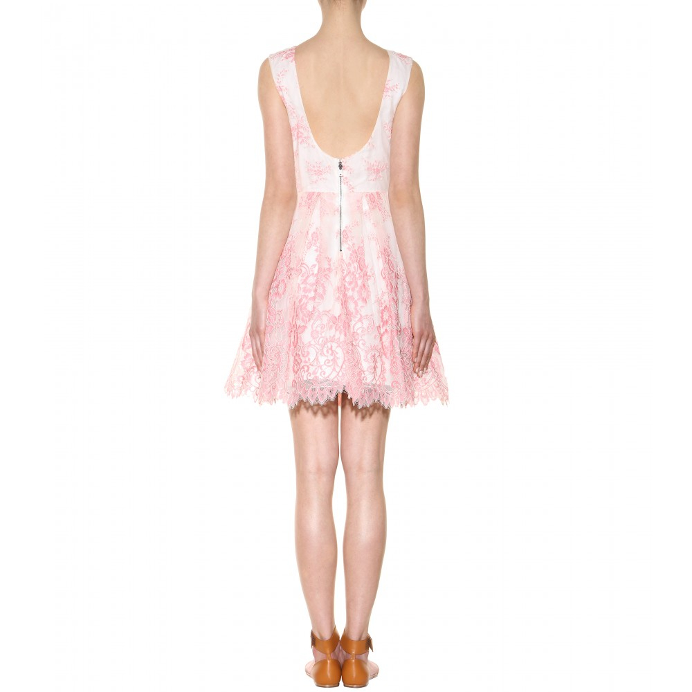 alice and olivia fila lace dress